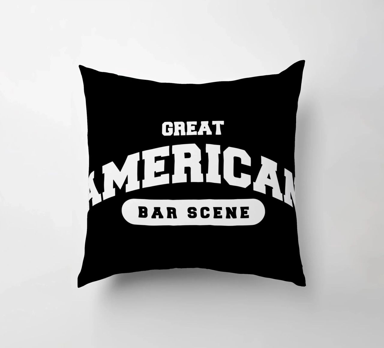 Zach Bryan Bar Scene V2 Rosso cuscino da callmegreciaa