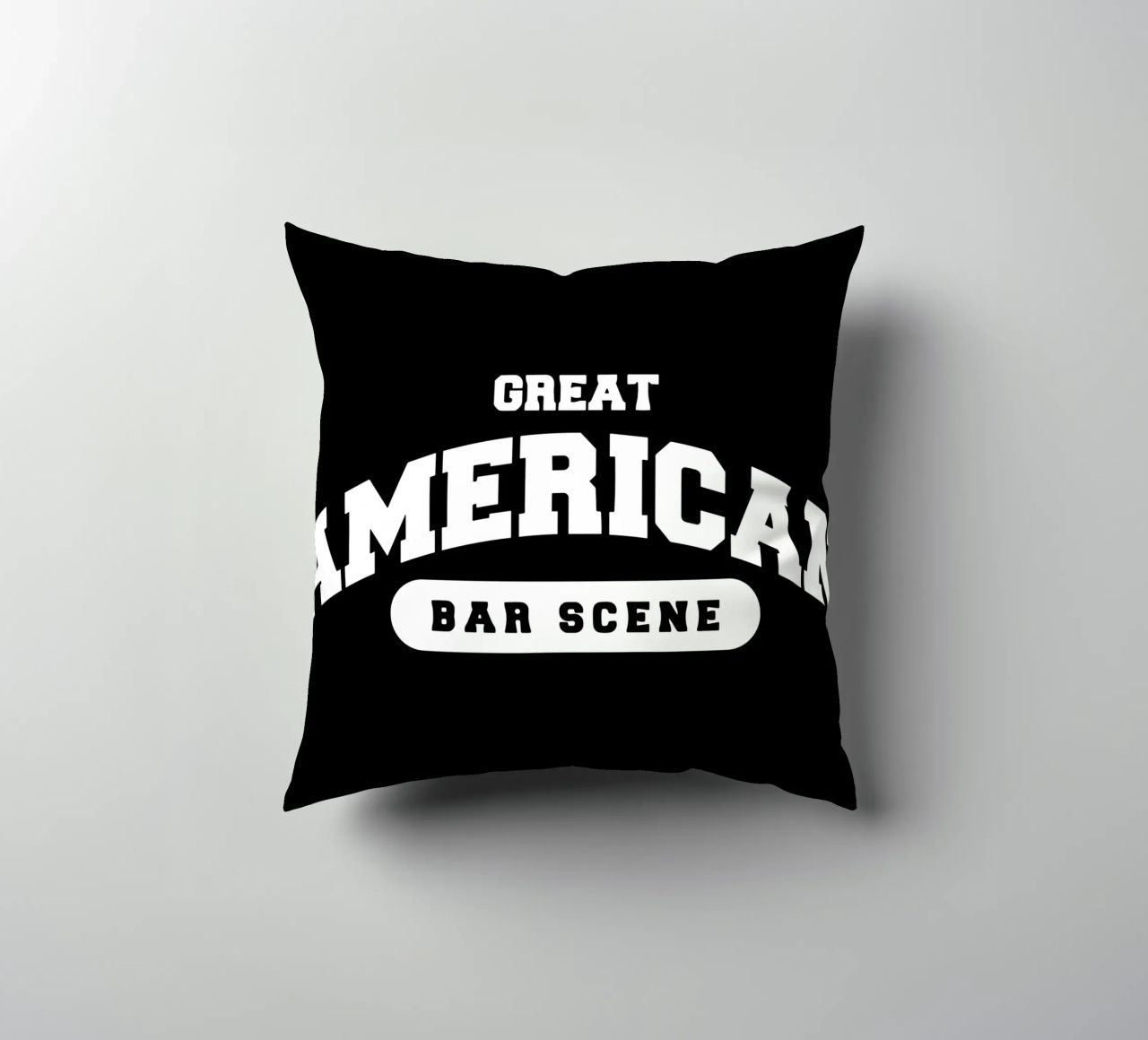 Zach Bryan Bar Scene V2 Rosso cuscino da callmegreciaa