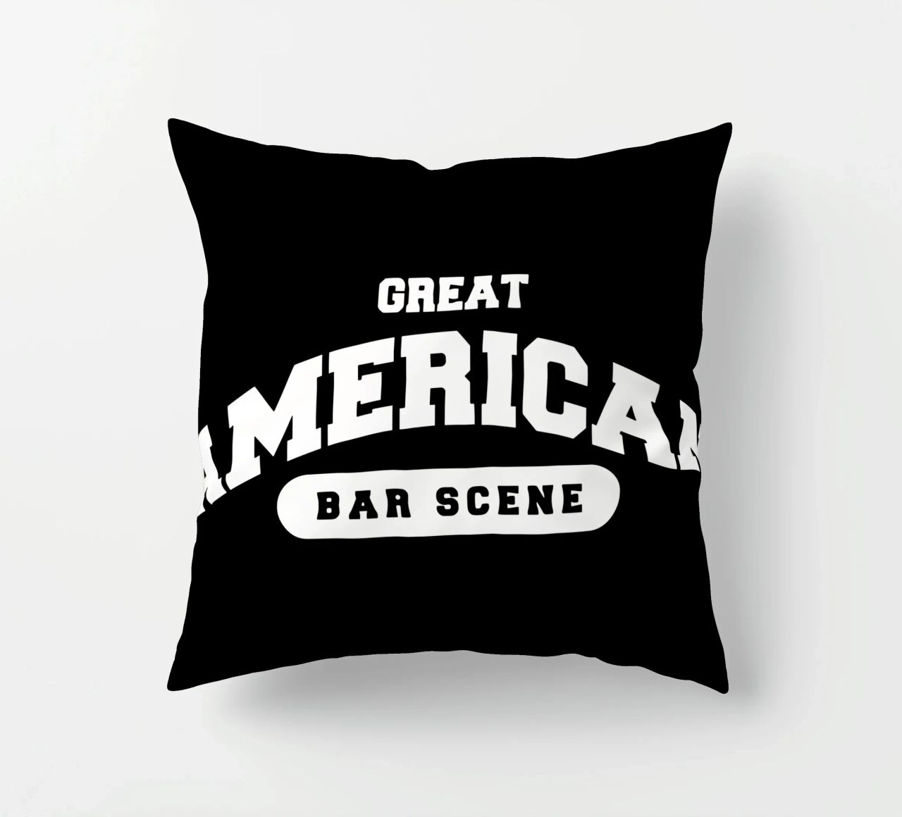 Zach Bryan Bar Scene V2 Rosso cuscino da callmegreciaa