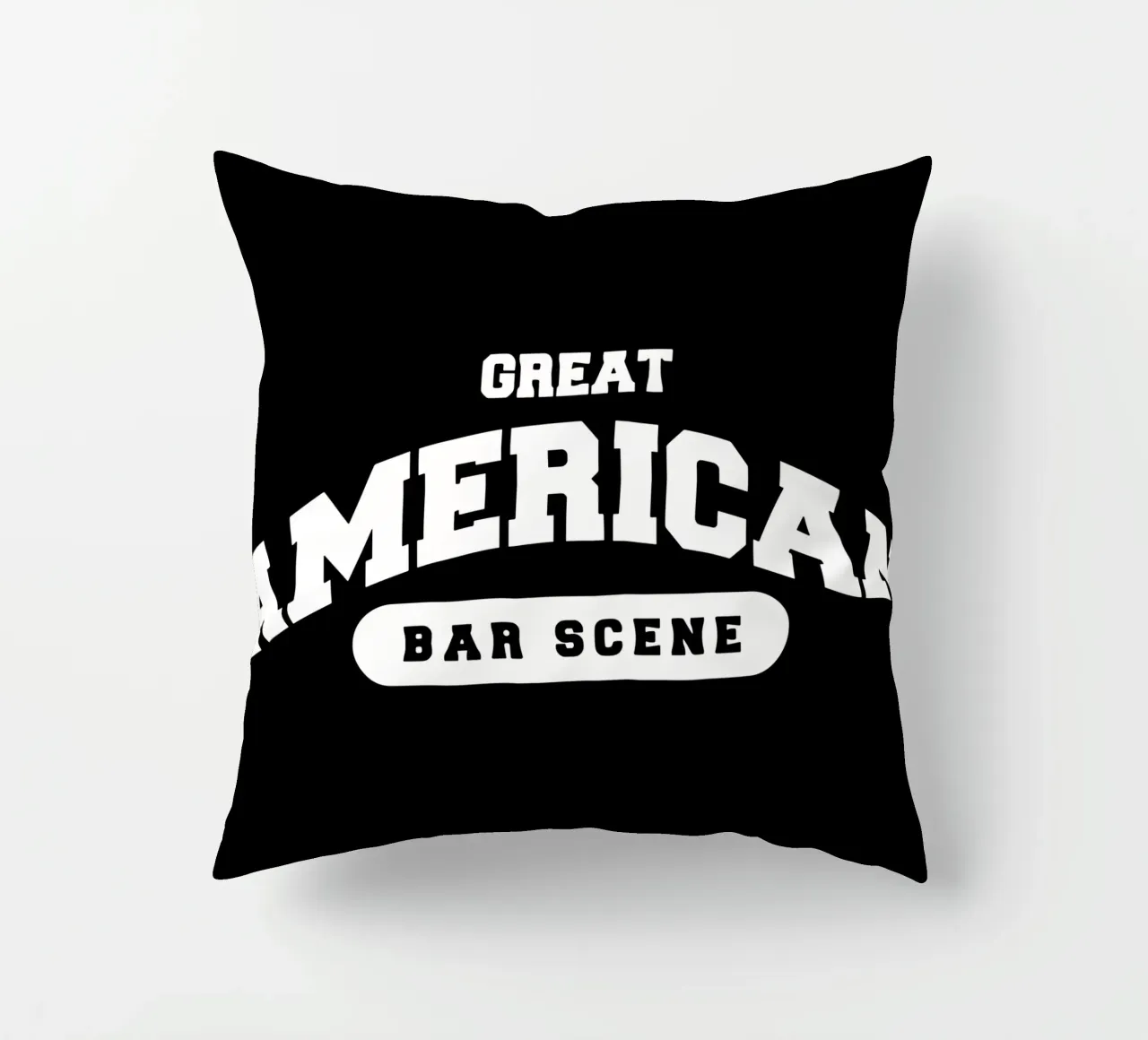 Zach Bryan Bar Scene V2 Rot Kissen von callmegreciaa