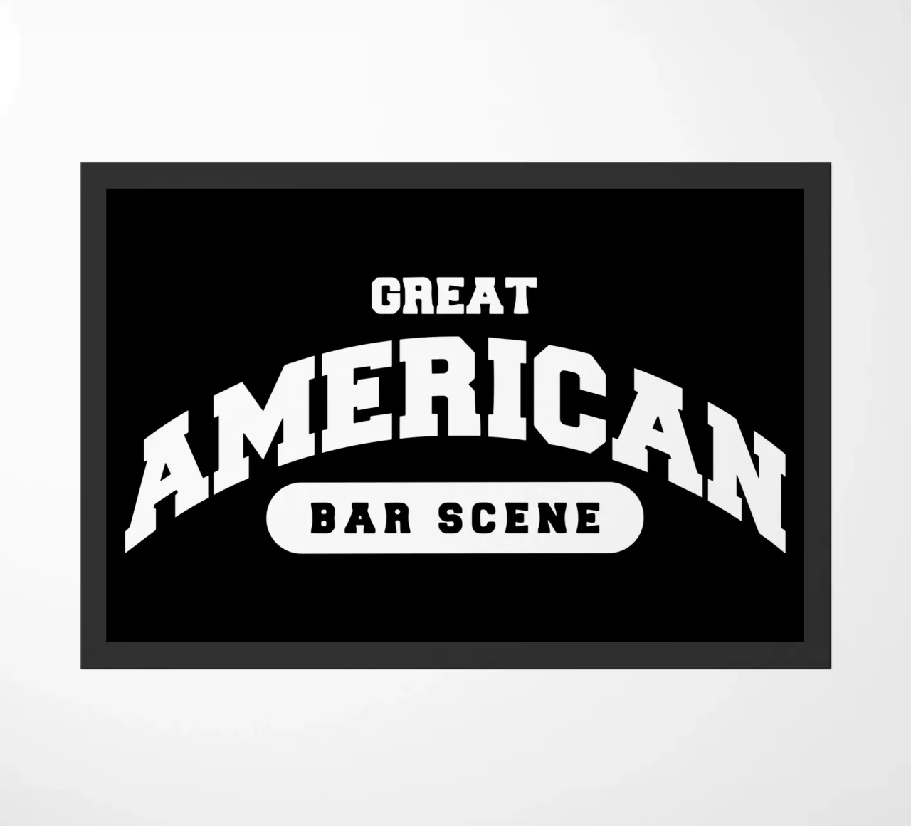 Zach Bryan Bar Scène V2 Rood deurmat van callmegreciaa