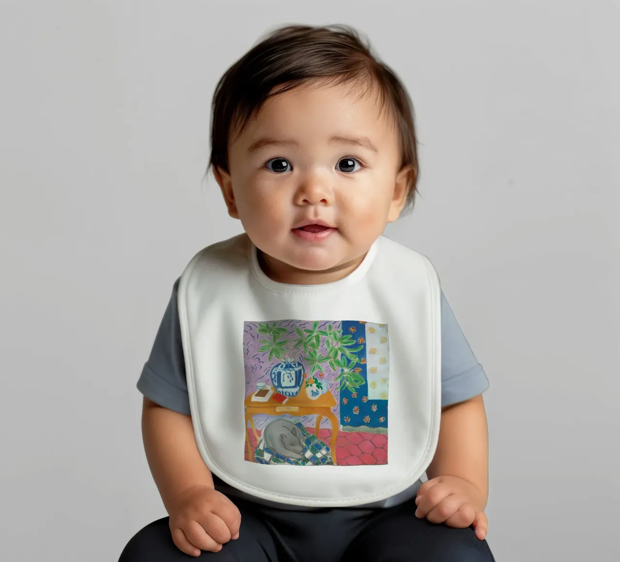 Interlocutore con cane bavaglino da Vonda Shop