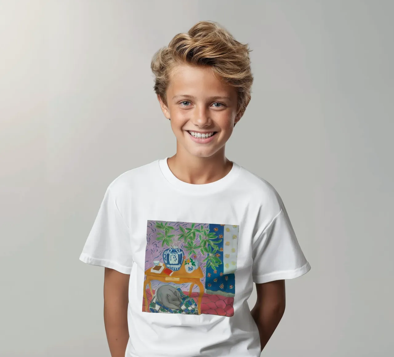 Interlocutore con cane t-shirt bambini da Vonda Shop