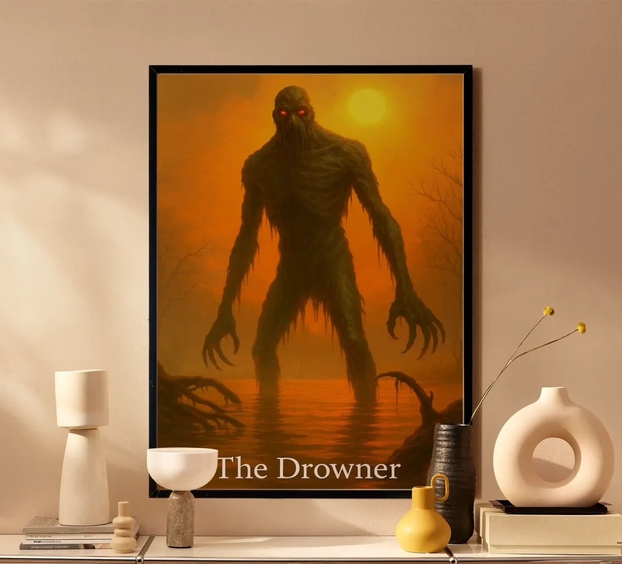 L'immaginazione dell'orrore dell'annegatore poster da Rawghenee