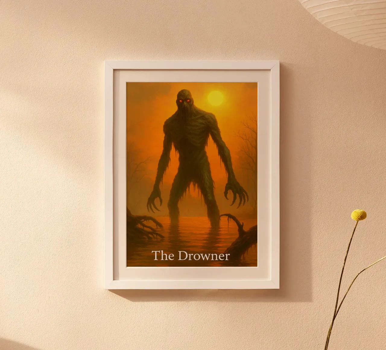 L'immaginazione dell'orrore dell'annegatore poster da Rawghenee