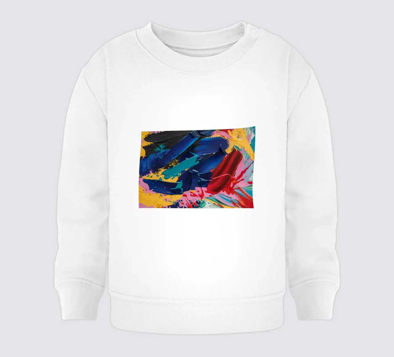 Cobalto Splash Fury felpa neonato da Sublime Layers