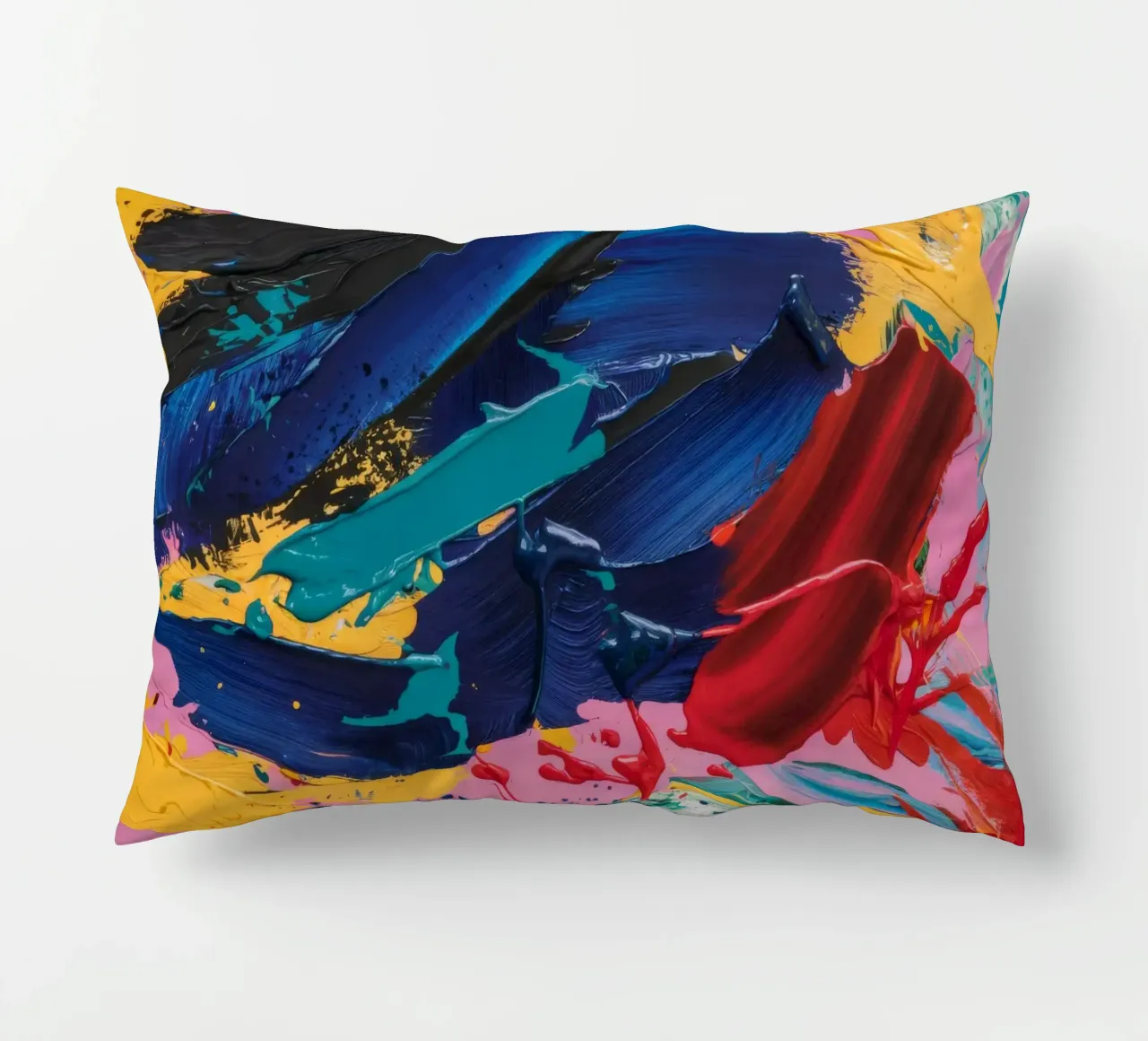 Cobalto Splash Fury cuscino da Sublime Layers