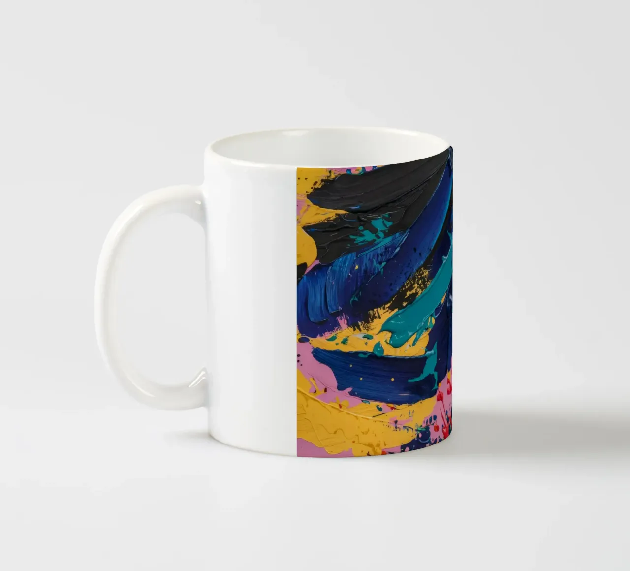 Cobalto Splash Fury tazza in ceramica da Sublime Layers