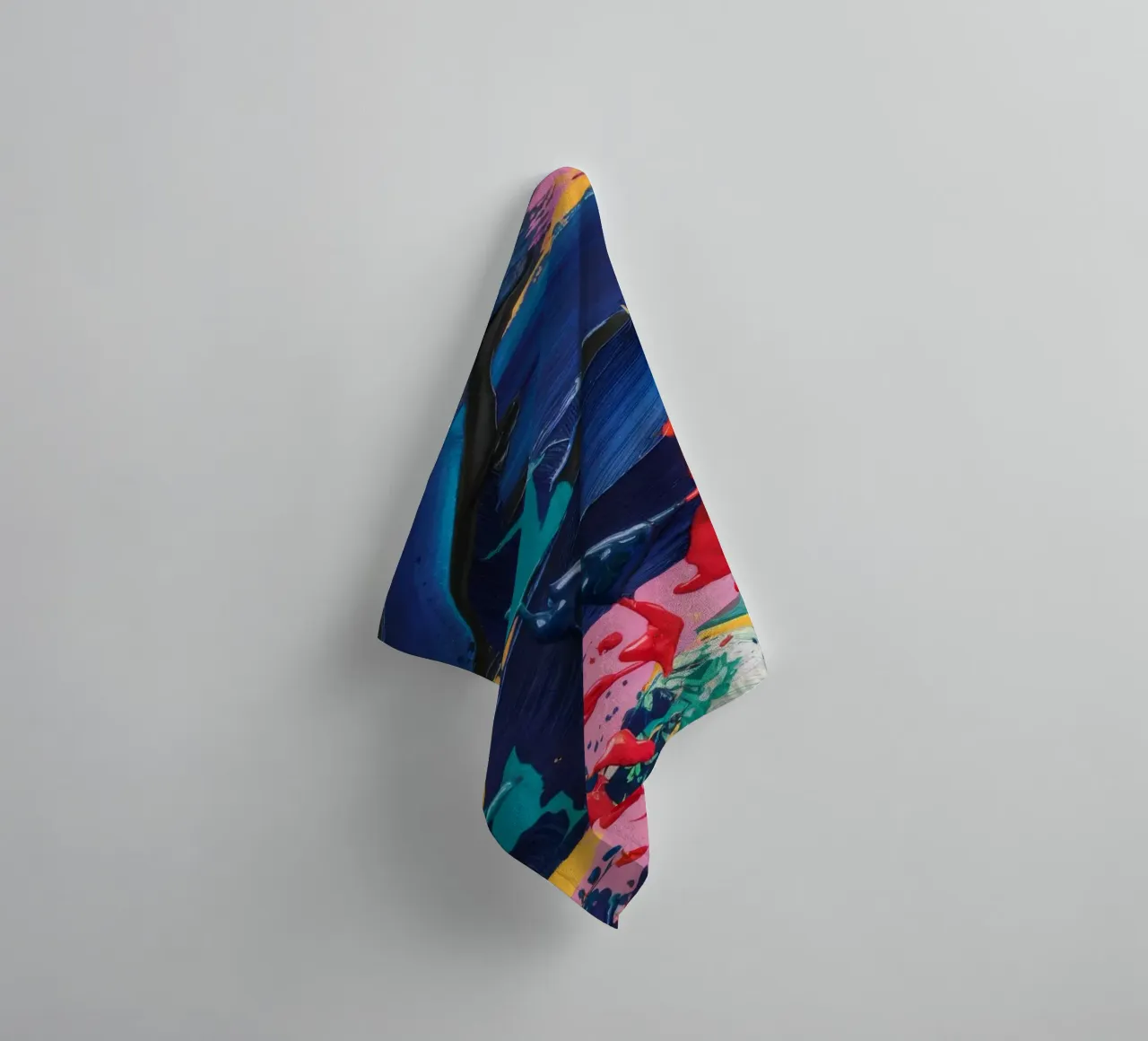 Cobalto Splash Fury asciugamano da bagno da Sublime Layers