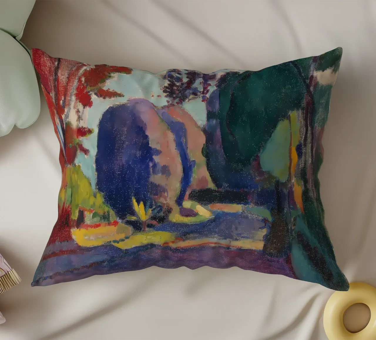 giardini di vari colori cuscino da Vonda Shop