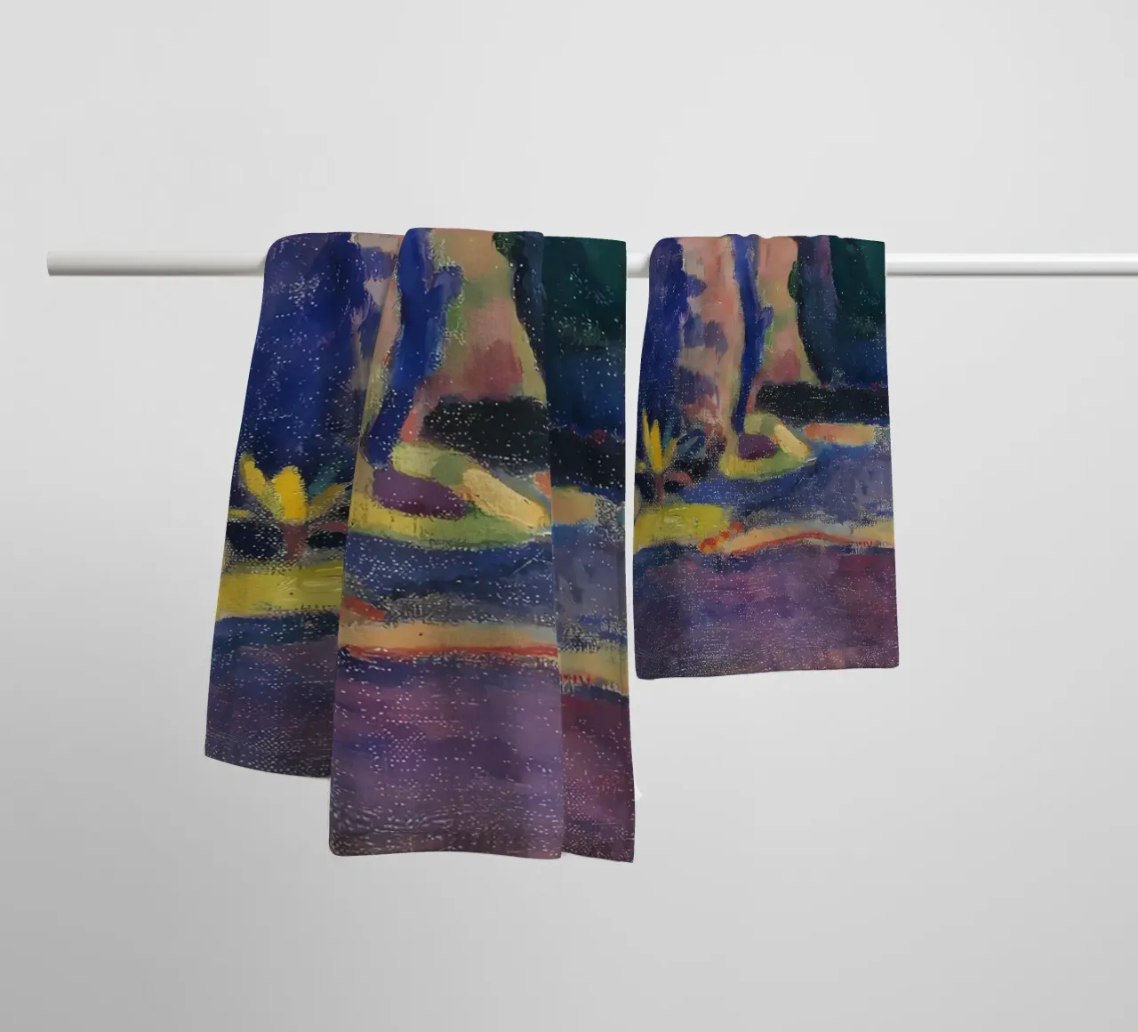 giardini di vari colori asciugamano da bagno da Vonda Shop