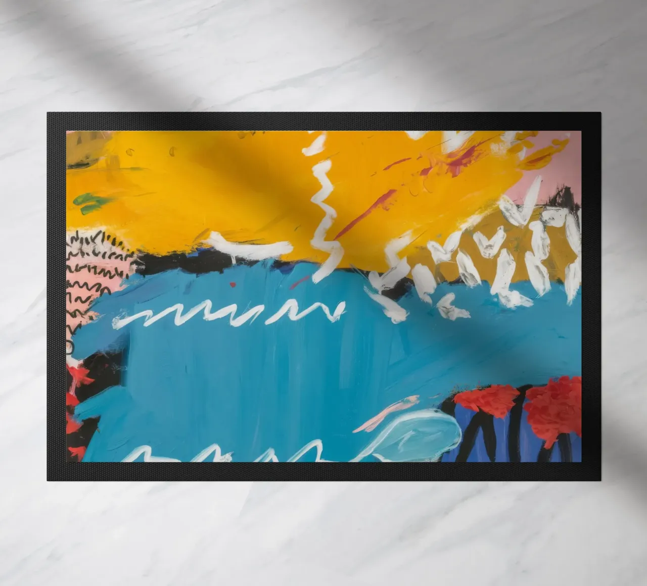 Tidal Flow Harmony doormat by Sublime Layers