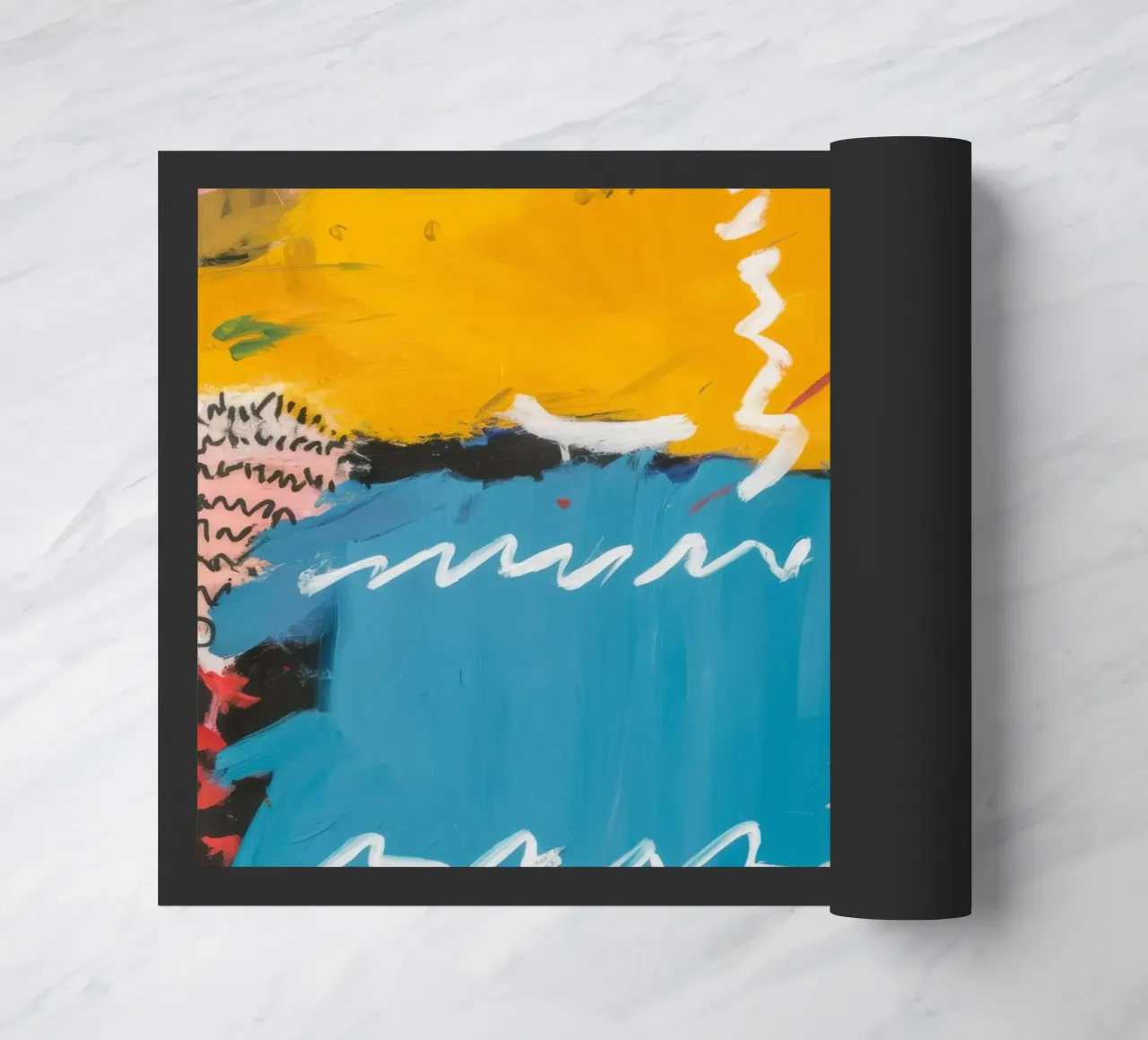 Tidal Flow Harmony doormat by Sublime Layers