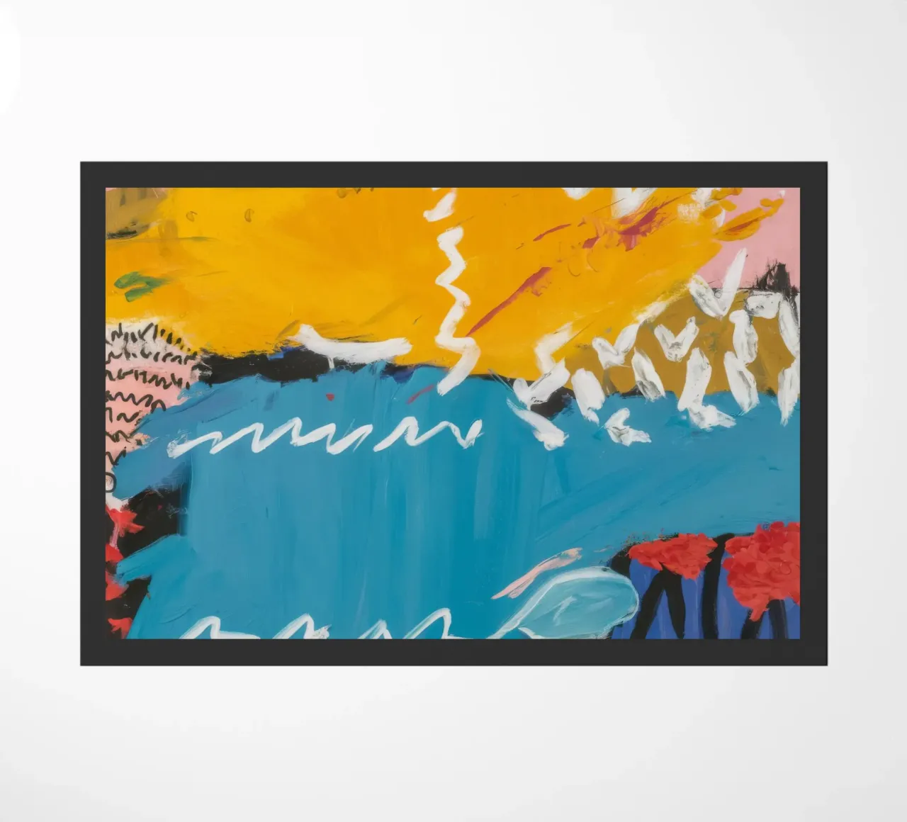 Tidal Flow Harmony doormat by Sublime Layers