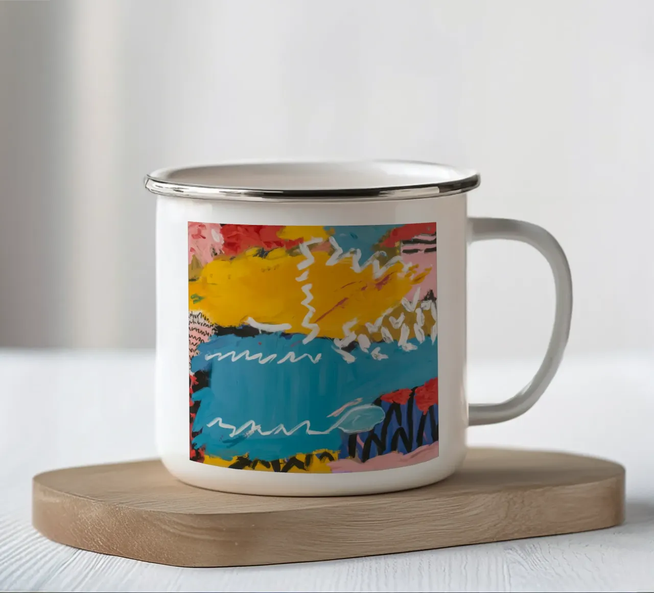 Armonia del flusso di marea tazza in smalto da Sublime Layers