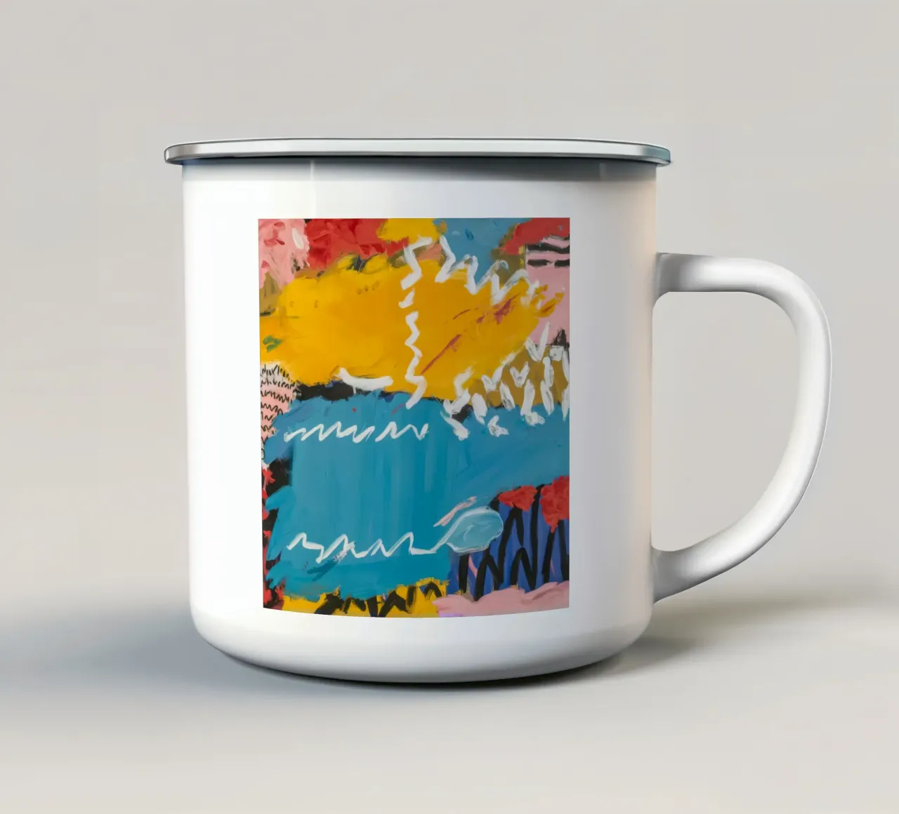 Armonia del flusso di marea tazza in smalto da Sublime Layers