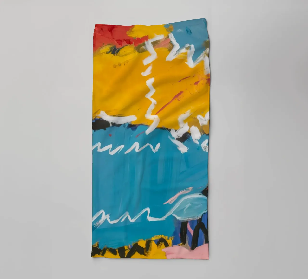 Tidal Flow Harmony towel by Sublime Layers