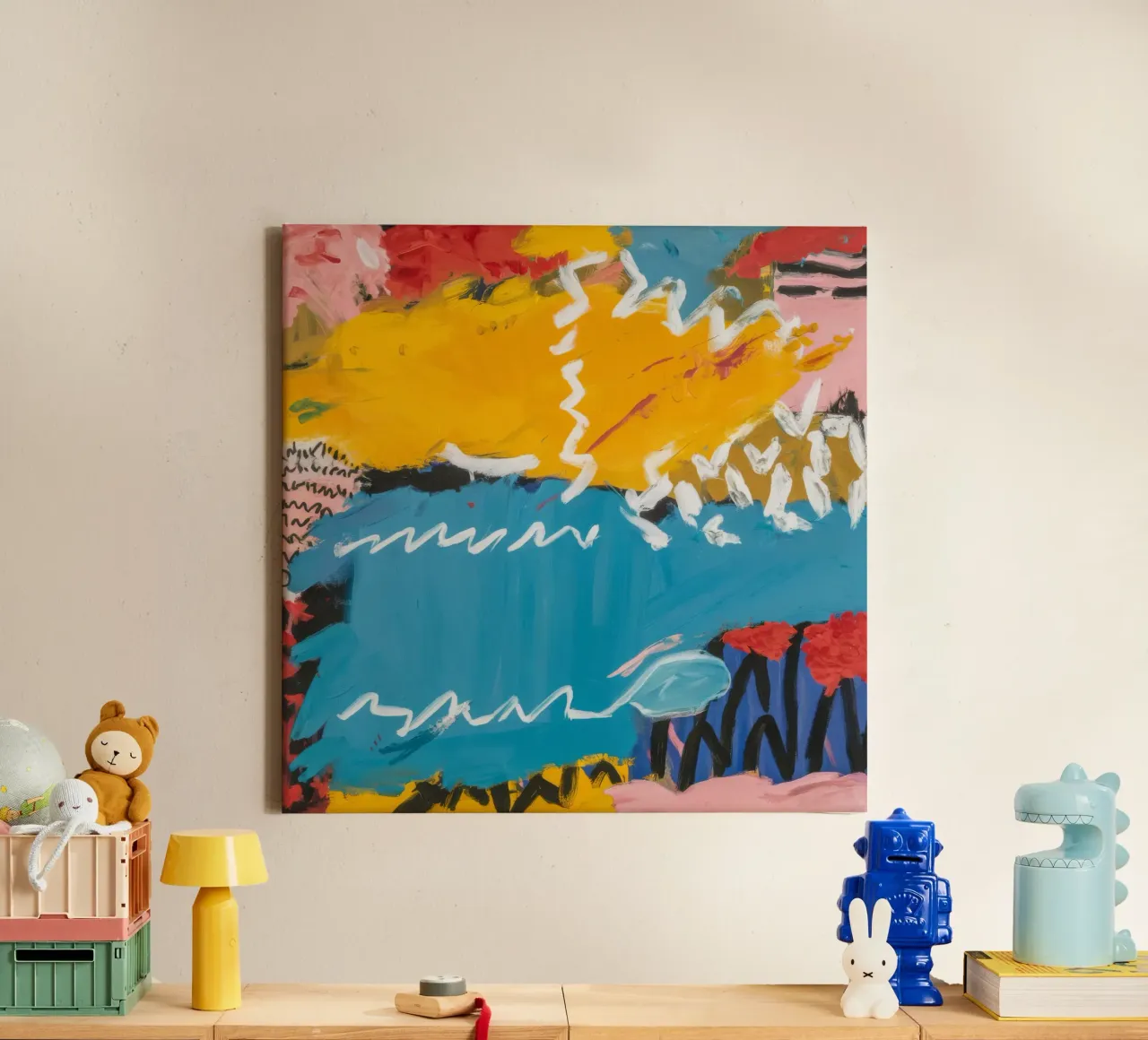 Tidal Flow Harmony canvas by Sublime Layers