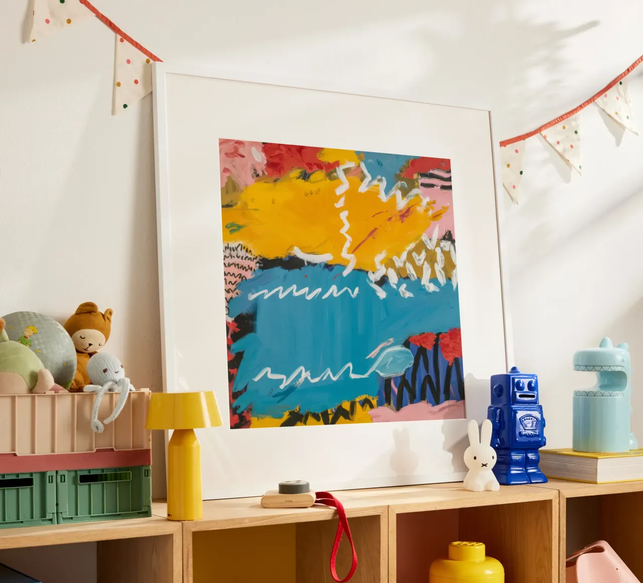 Harmonie du flux des marées poster de Sublime Layers