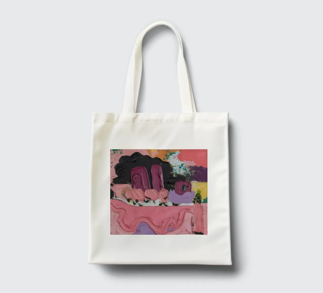 Pastel Creature Comfort tote bag by Sublime Layers