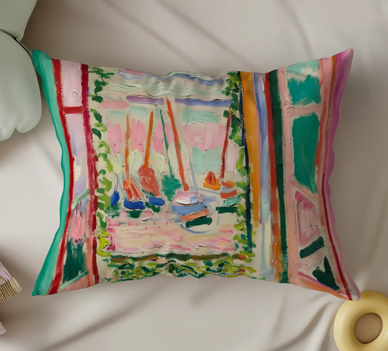 The Open Window decorative cushion by Vonda Shop