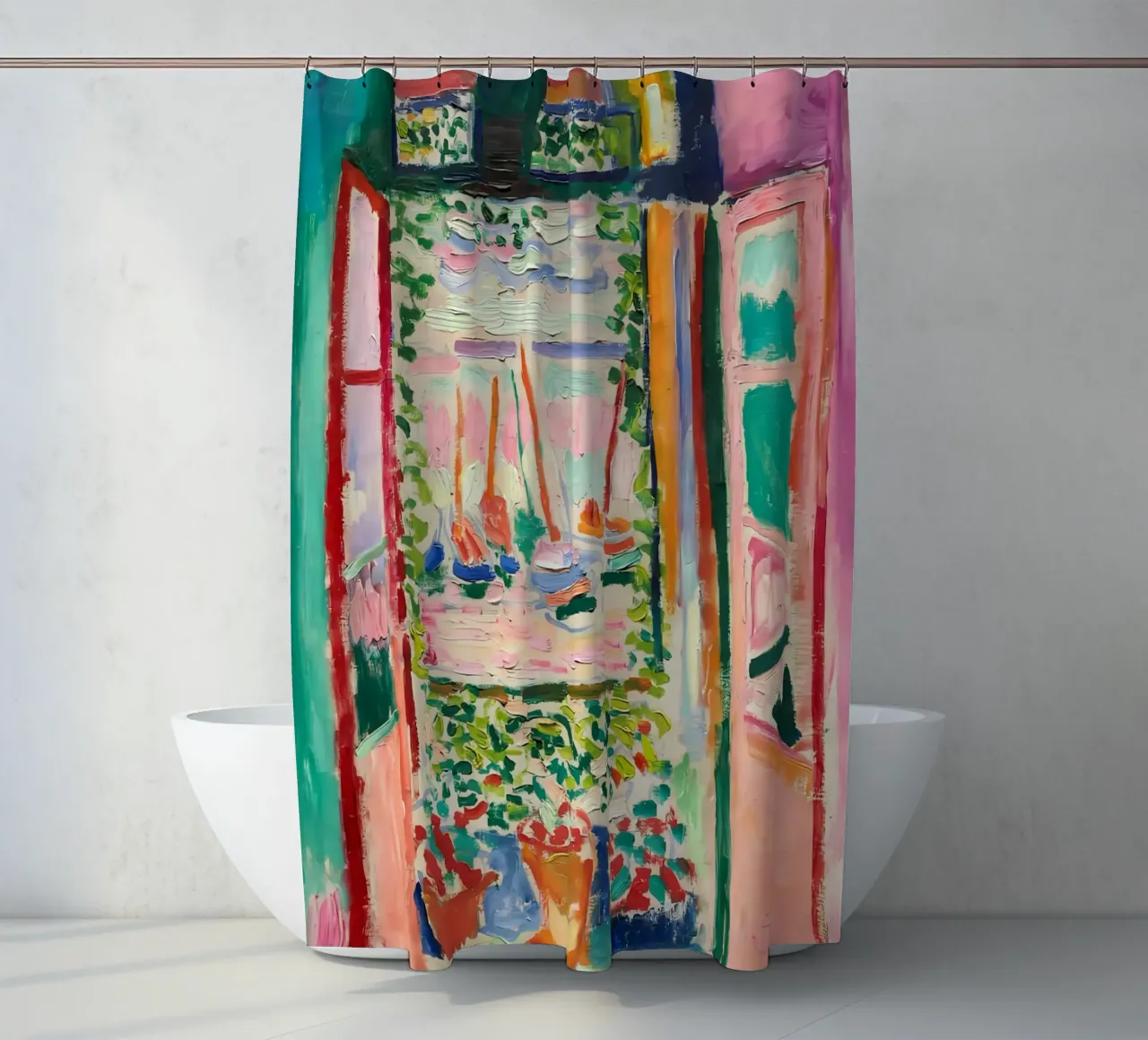 The Open Window Duschvorhang von Vonda Shop