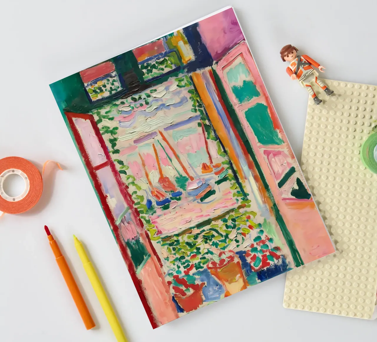 The Open Window notebook by Vonda Shop