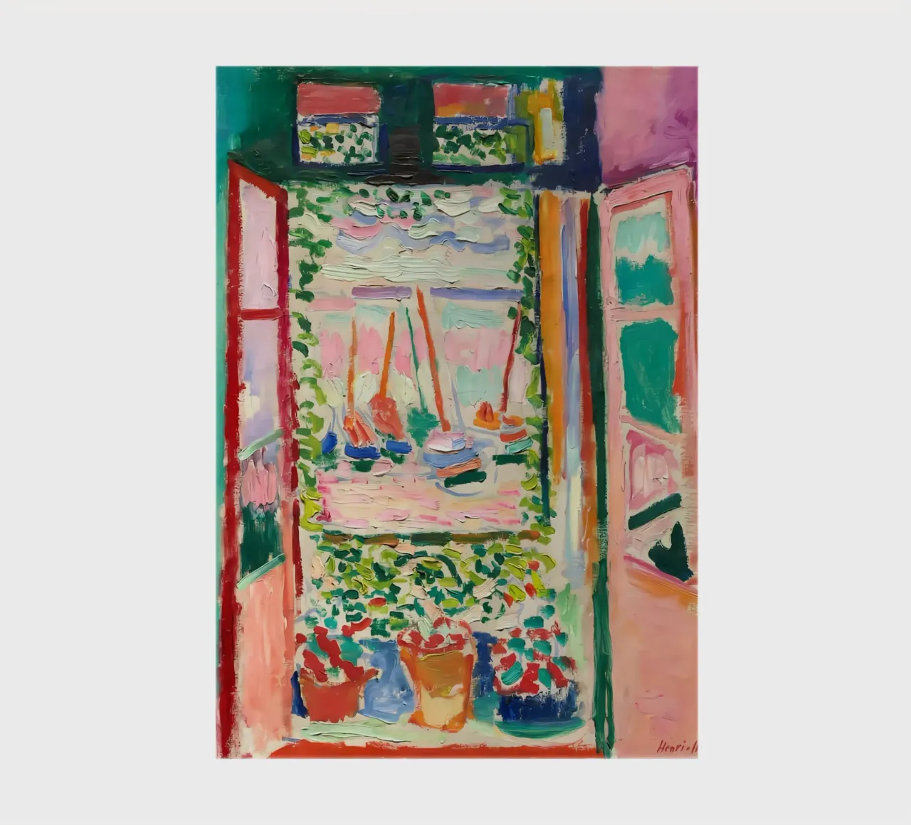 The Open Window notebook by Vonda Shop