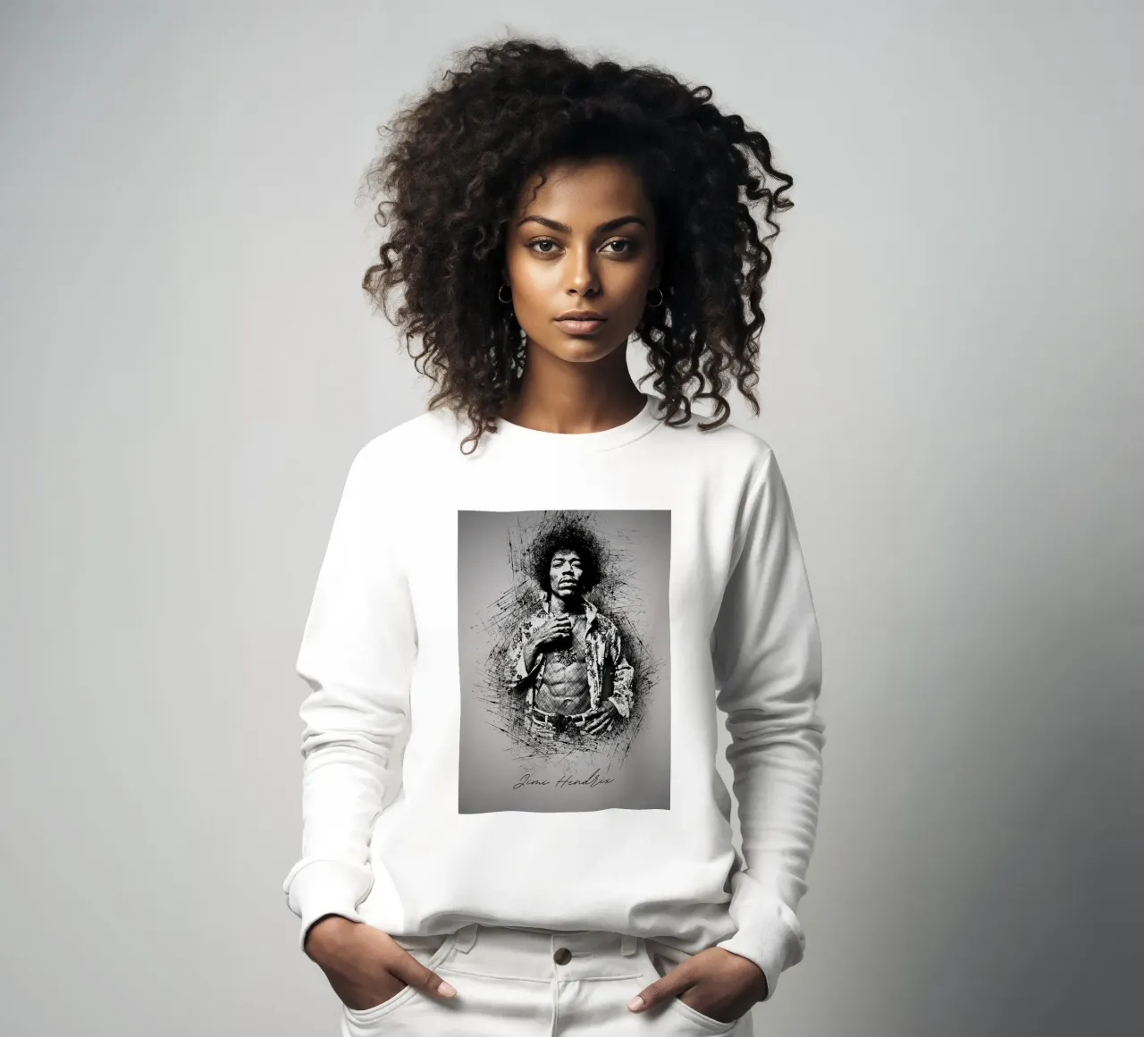 L'anima elettrica di Hendrix felpa da hopilj