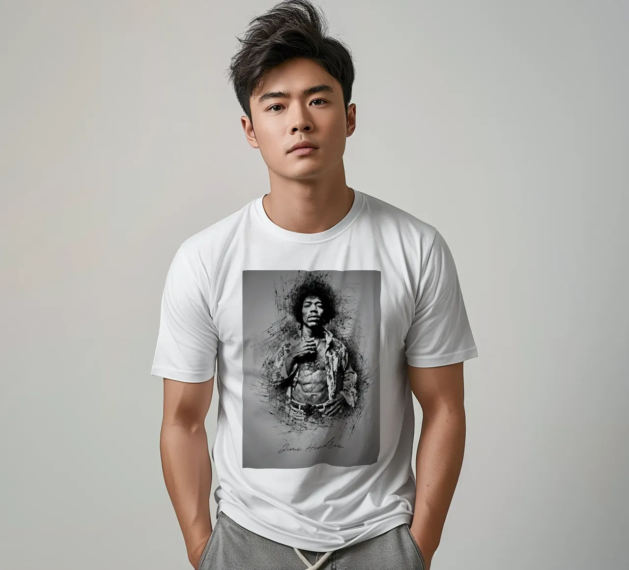 L'anima elettrica di Hendrix t-shirt da hopilj