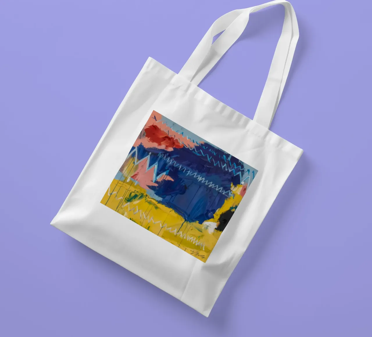 Eco del Monte Indaco borsa in juta da Sublime Layers