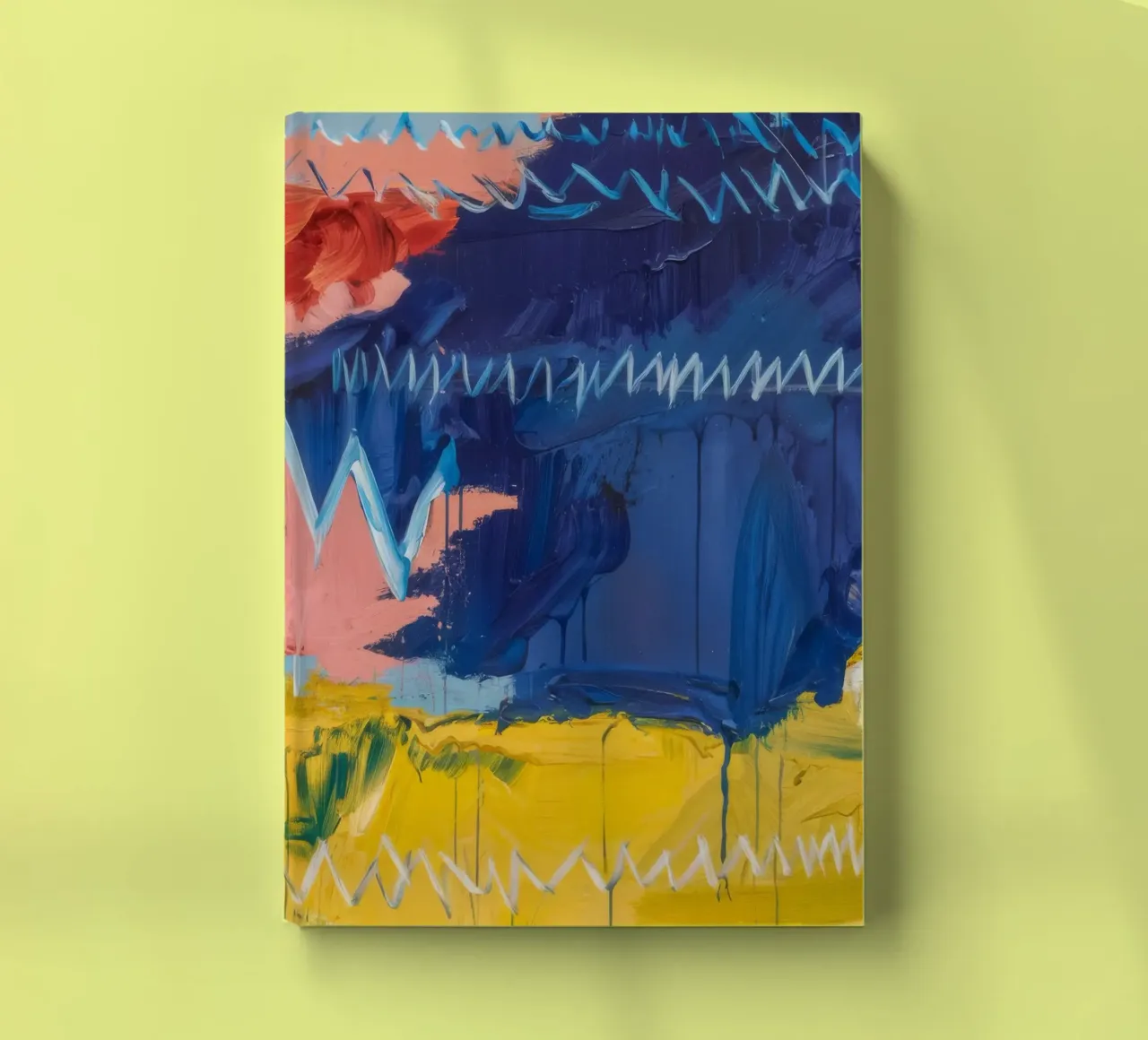 Indigo-Berg-Echo Notizbuch von Sublime Layers