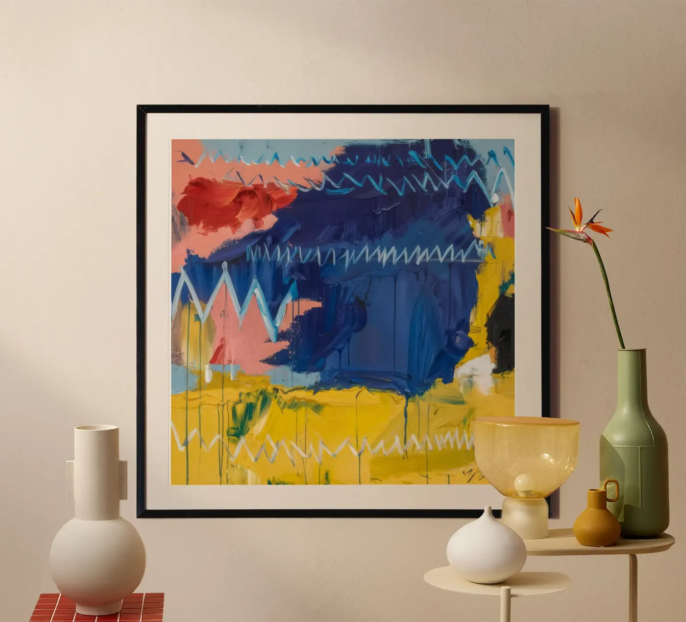 Indigo Mountain Echo poster da Sublime Layers