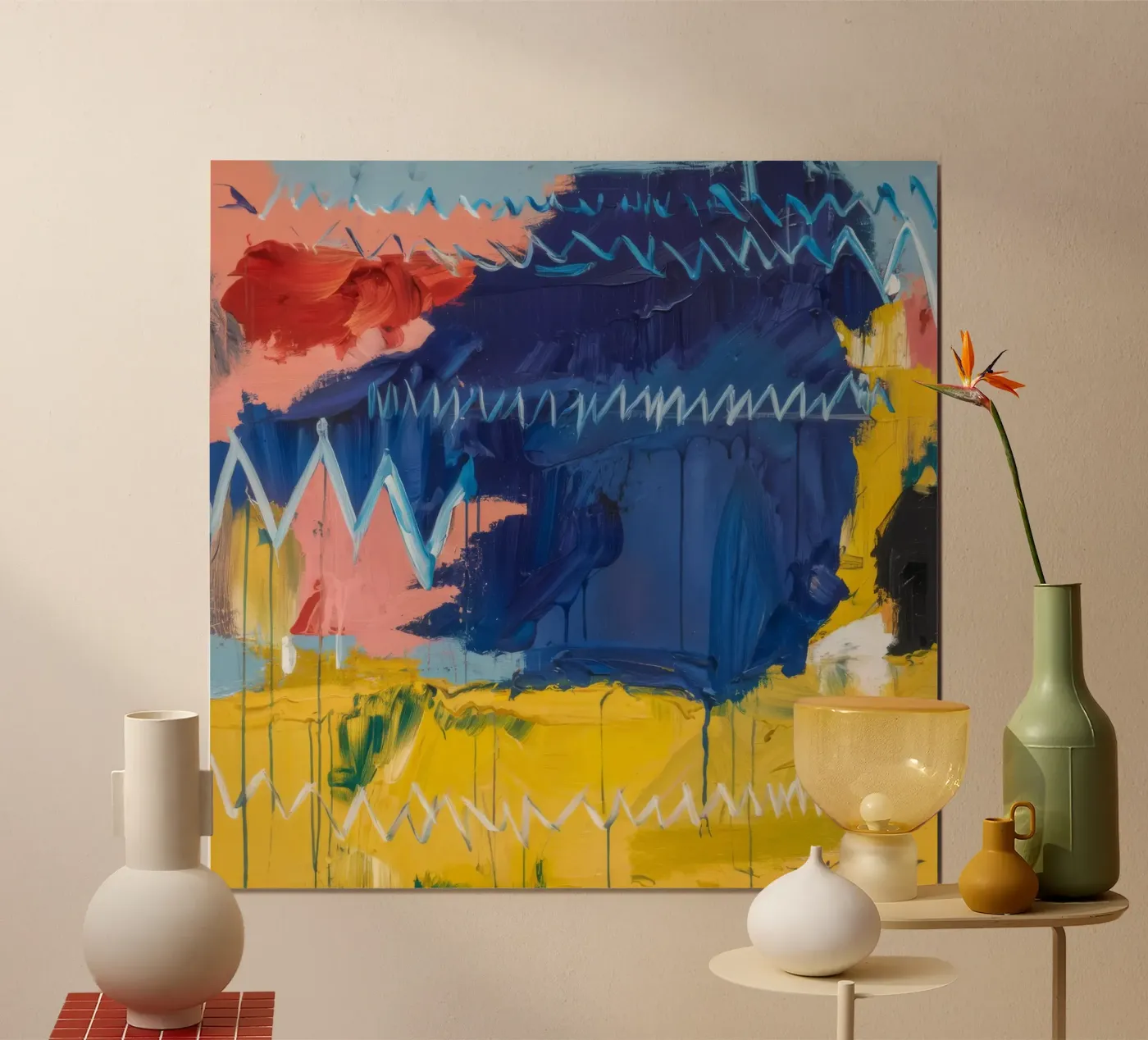 Indigo Mountain Echo poster da Sublime Layers