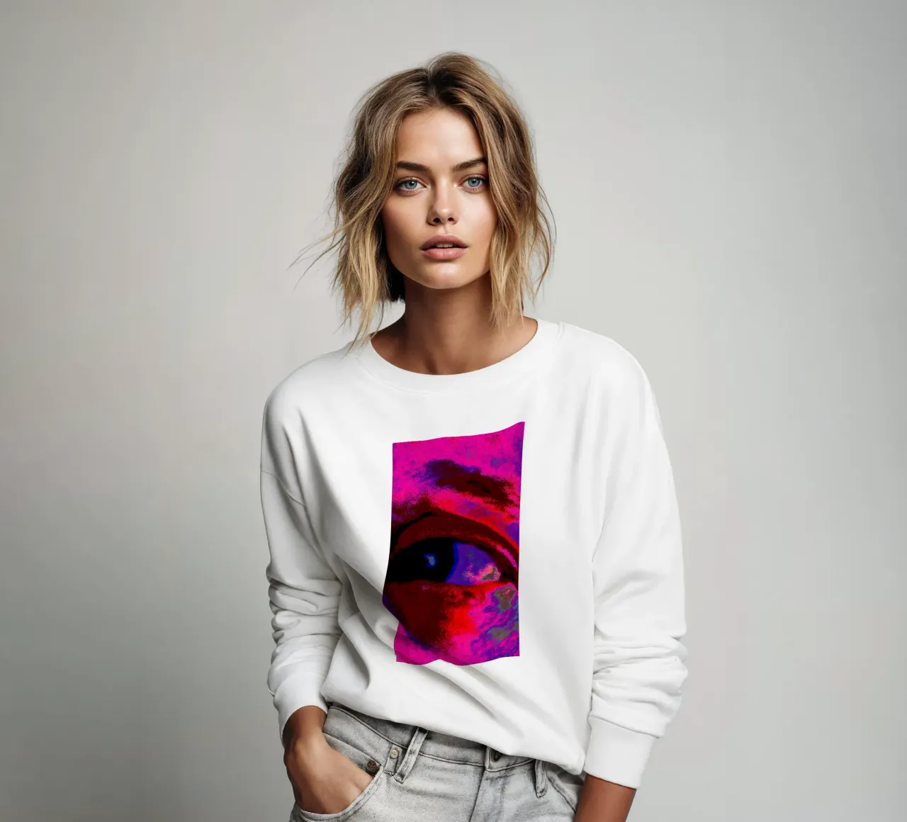 Een blik op het weer sweatshirt van CASTILO