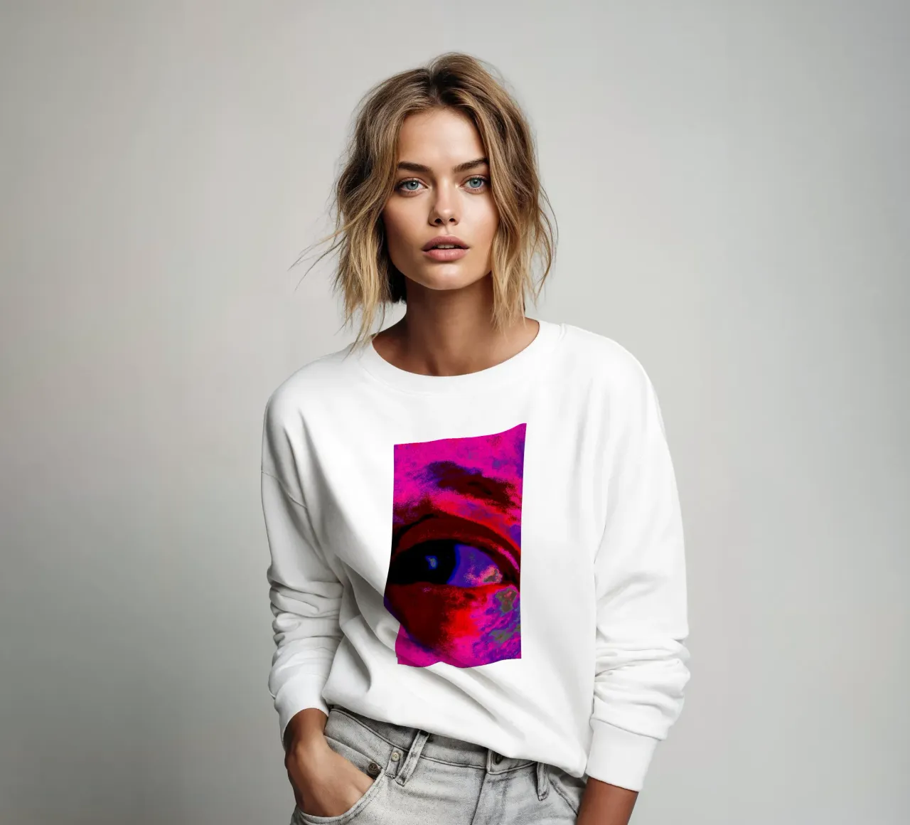 Een blik op het weer sweatshirt van CASTILO