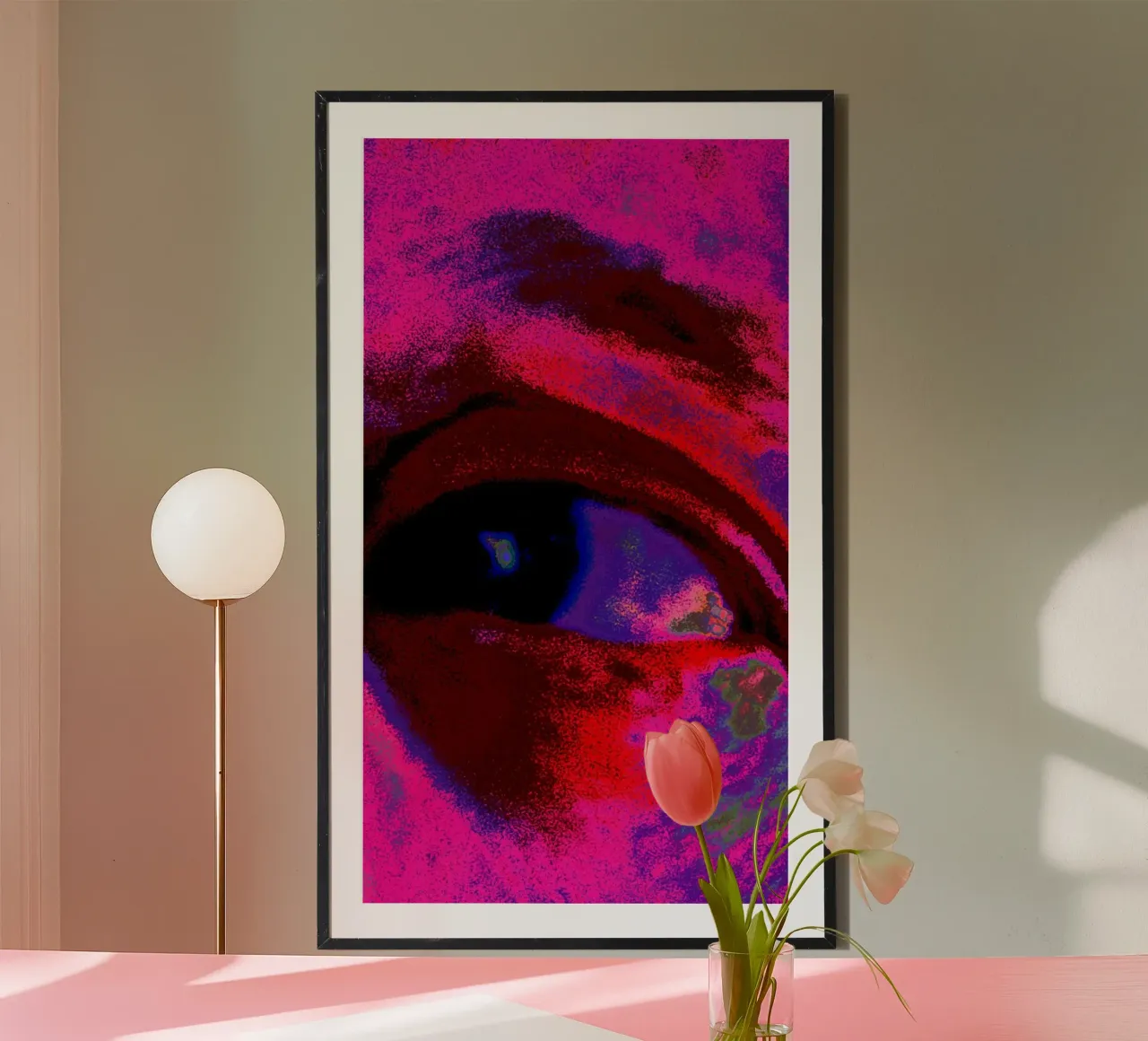 Uno sguardo al meteo poster con telaio in plastica da CASTILO
