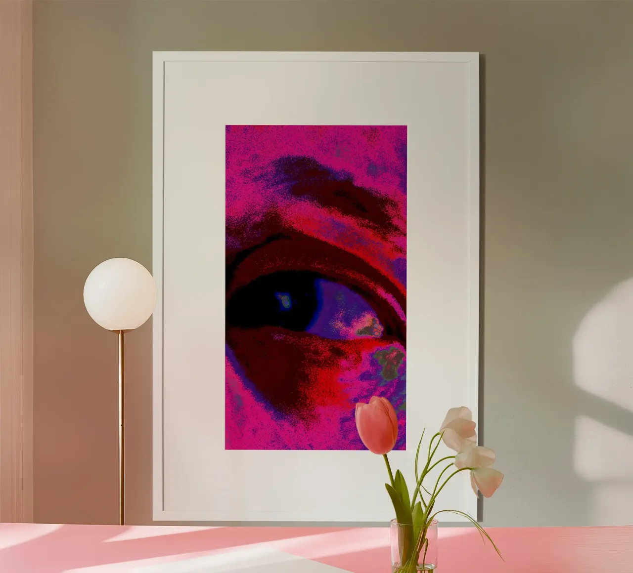 Uno sguardo al meteo poster con telaio in plastica da CASTILO