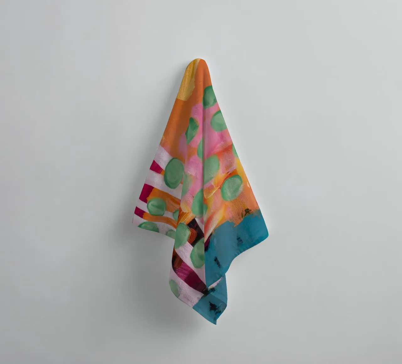 Candy Stripe Weide badhanddoek van Sublime Layers