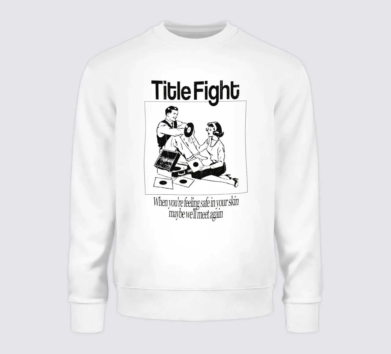 Titolo Disco di combattimento felpa da lindacleveland