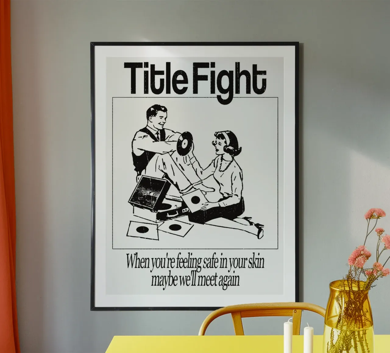 Titolo Disco di combattimento poster da lindacleveland