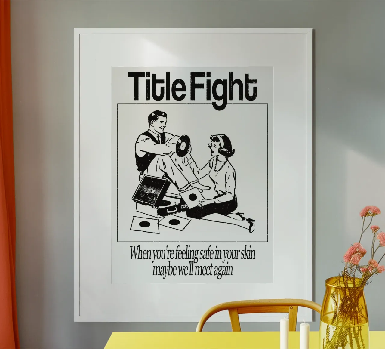 Titolo Disco di combattimento poster da lindacleveland