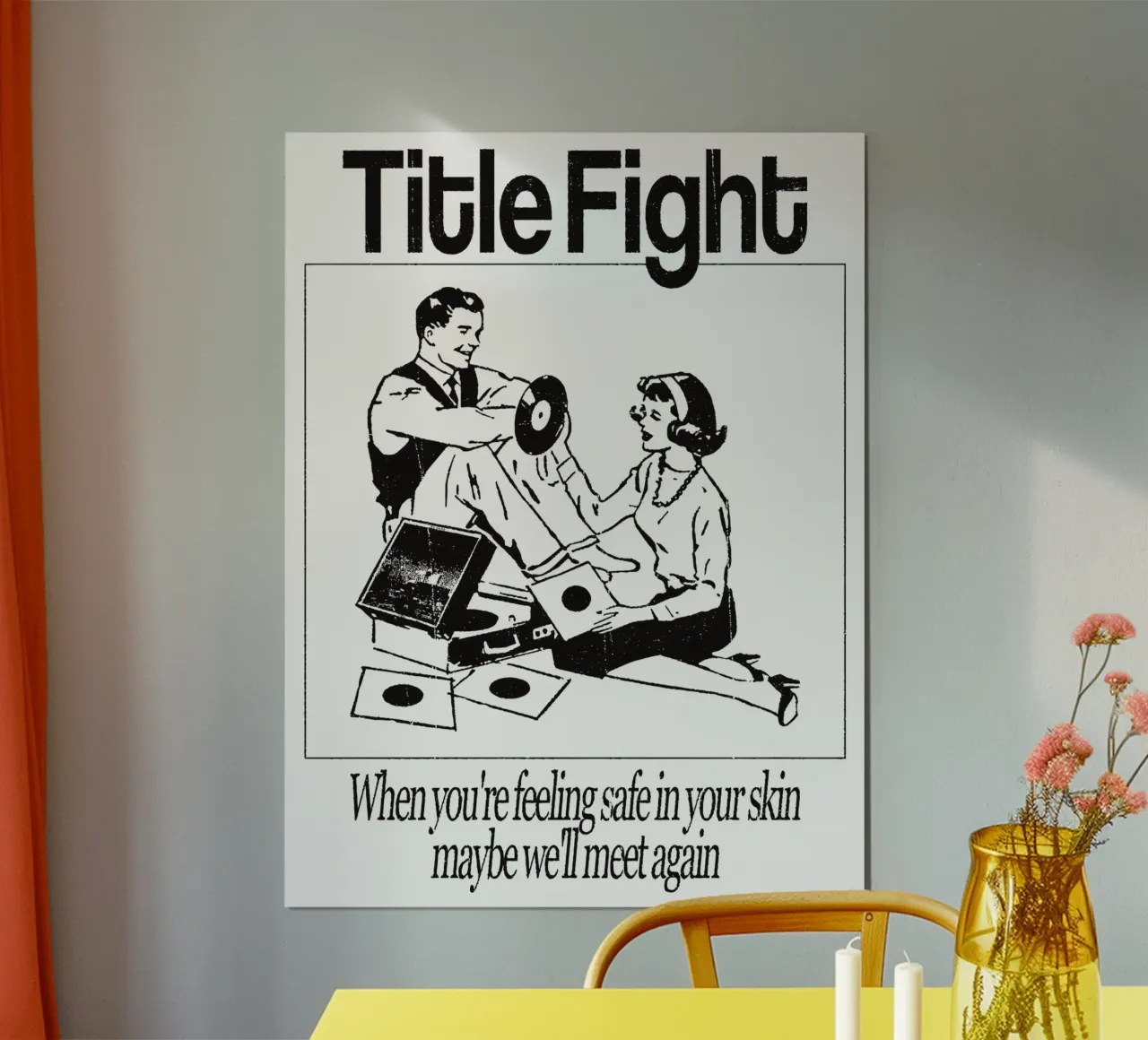 Titolo Disco di combattimento poster da lindacleveland