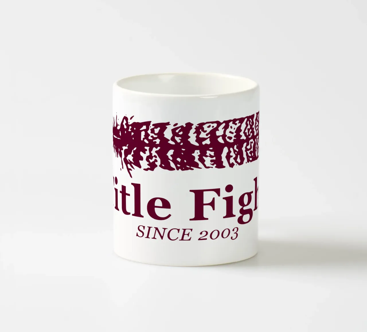 Titolo Combattimento Piuma tazza in ceramica da lindacleveland