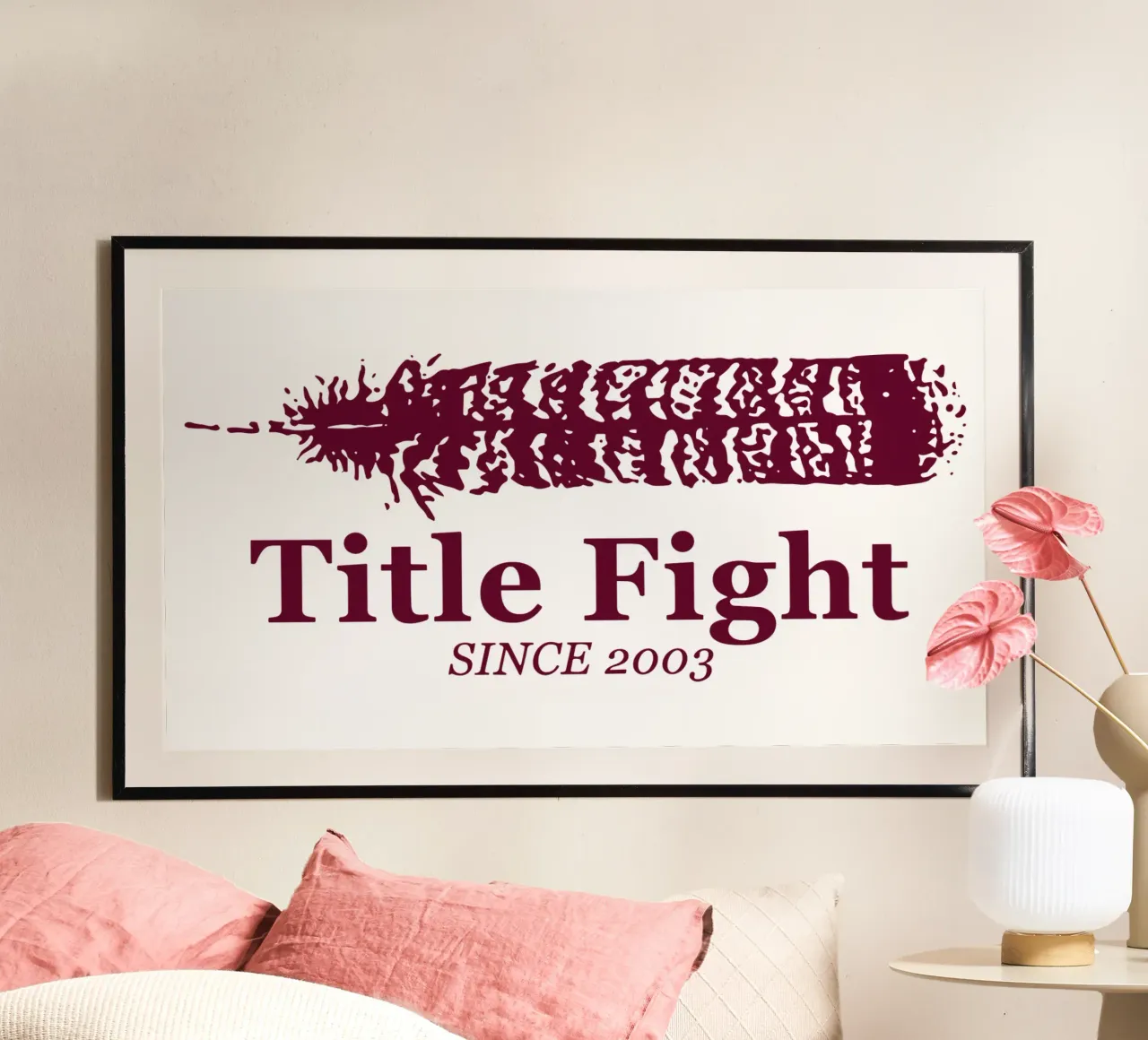 Titolo Combattimento Piuma poster da lindacleveland