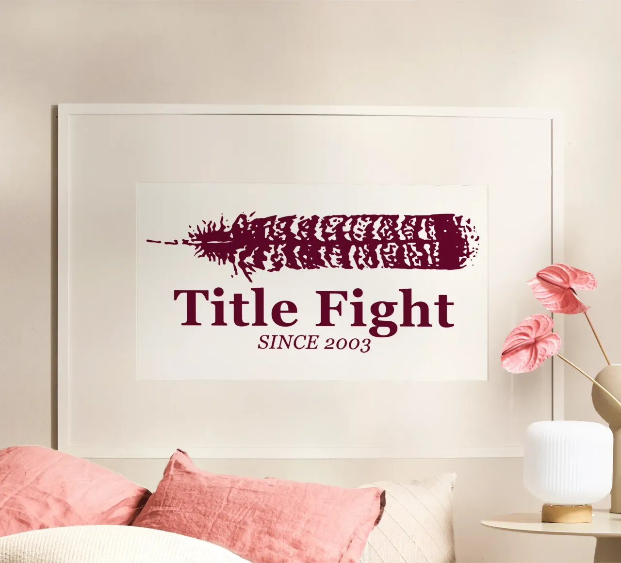 Titolo Combattimento Piuma poster da lindacleveland