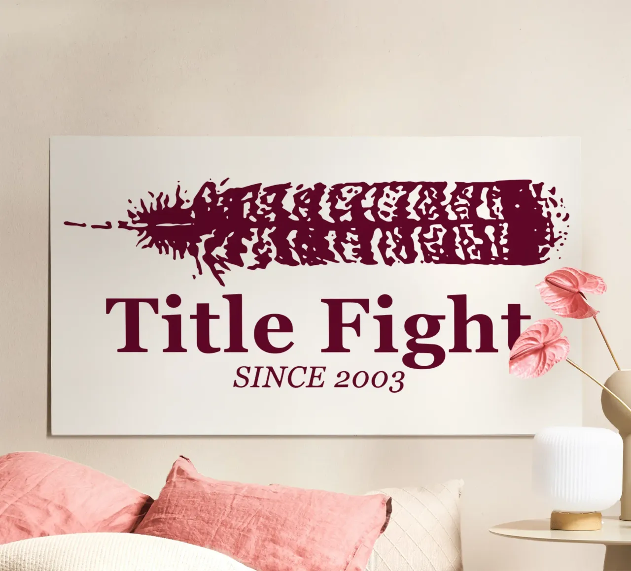 Titolo Combattimento Piuma poster da lindacleveland