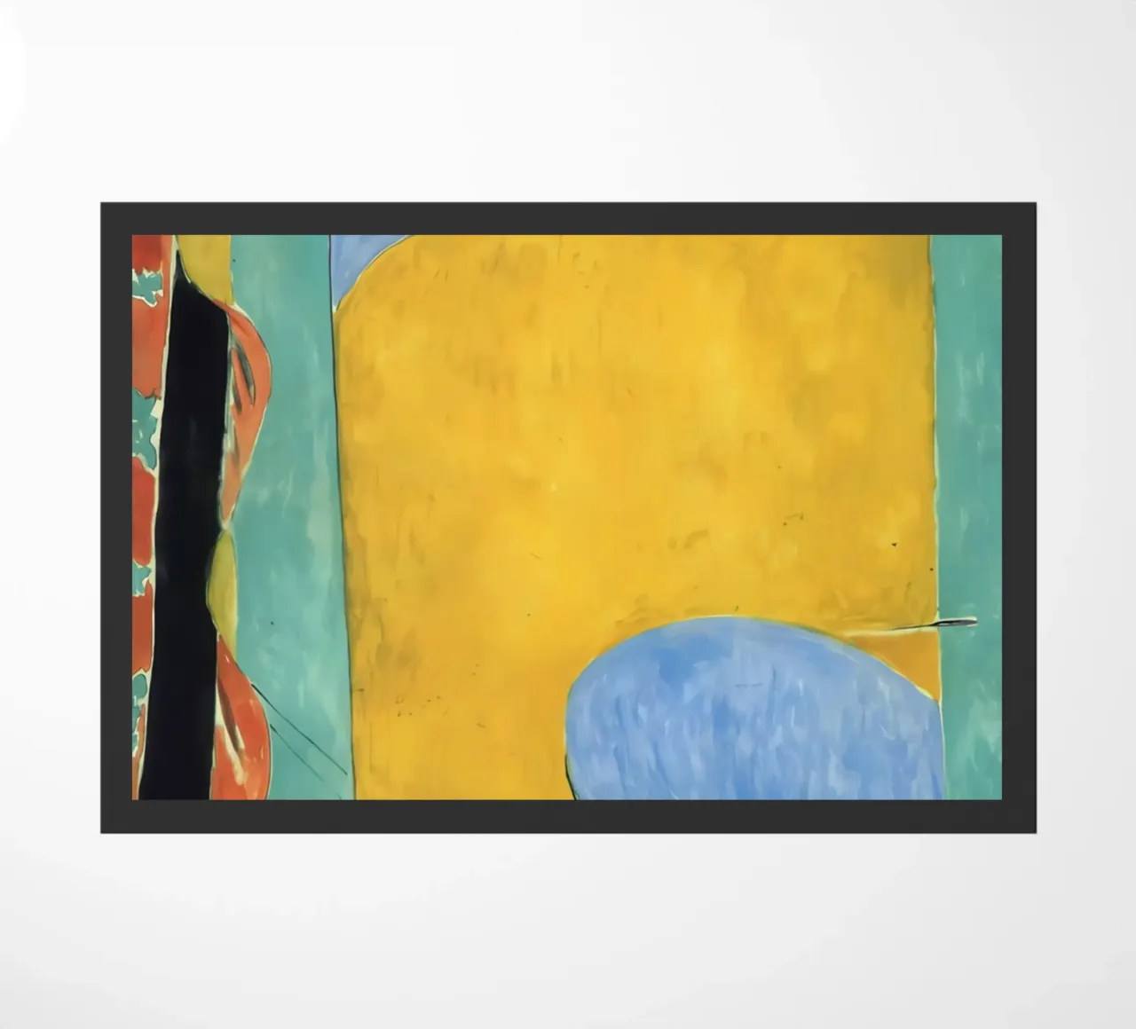 The Yellow Curtain doormat by Vonda Shop