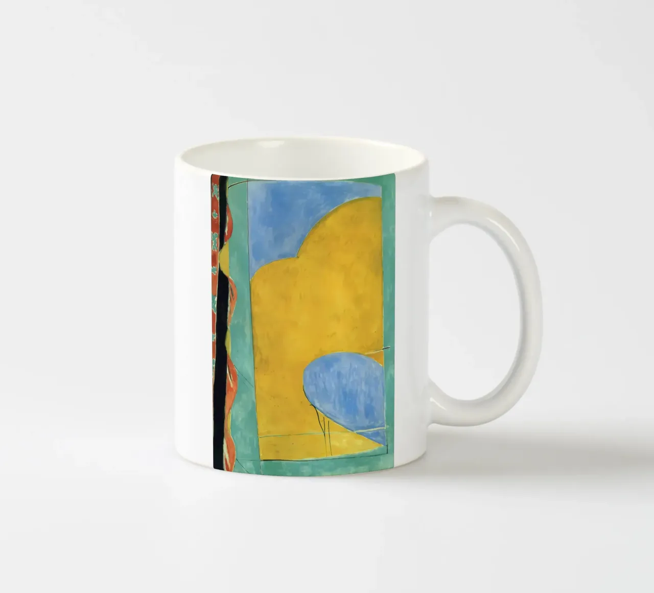 Il sipario giallo tazza in ceramica da Vonda Shop