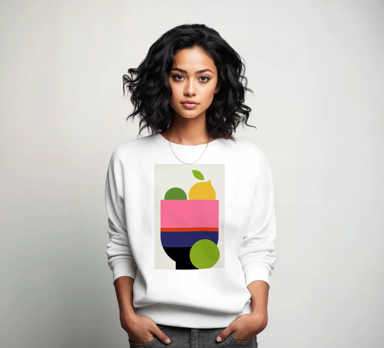 Zitrusfrüchte Sweatshirt von Bo Lundberg